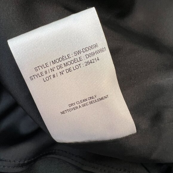 NWT Helmut Lang Fractal Mini Dress Faux Leather Leopard Satin Black Shift  2 - Picture 15 of 15